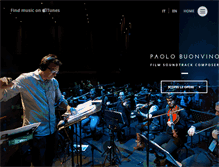 Tablet Screenshot of paolobuonvino.com